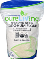 Pure Living Sprouted Grain Sorghum Flour Organic