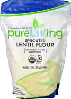 Pure Living Sprouted Lentil Flour