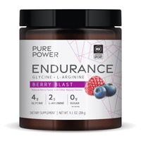 Pure Power Endurance with Glycine + L-Arginine - NSF Certified for Sport Berry Blast