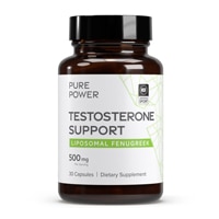 Pure Power Testosterone Support Liposomal Fenugreek - NSF Certified for Sport