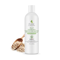 Pure and Natural Pet 2-IN-1 Cat & Dog Shampoo & Conditioner Hypoallergenic Fragrance Free