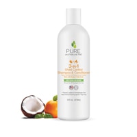 Pure and Natural Pet 3-In-1 Shed Control Dog Shampoo & Conditioner Sweet Orange & Coconut