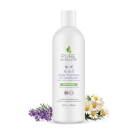 Pure and Natural Pet 4-IN-1 Daily Dog Shampoo & Conditioner Lavender & Chamomile