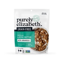 Purely Elizabeth Gluten Free Keto Organic Grain-Free Granola Cereal Vanilla Almond Butter