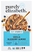 Purely Elizabeth Vegan Gluten Free Superfood Cereal Vanilla Blueberry Almond