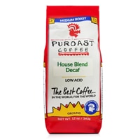 Puroast Ground Coffee Decaf Low Acid House Blend