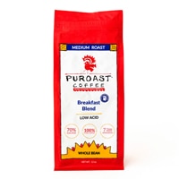 Puroast Low Acid Breakfast Blend Medium Whole Bean Coffee