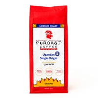 Puroast Low Acid Ugandan Single Origin Medium Roast Ground Coffee