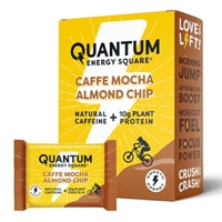 Quantum Energy Square Caffeine & Protein Bars Caffe Mocha Almond Chip