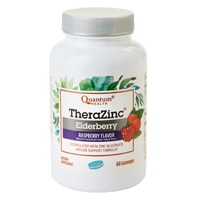 Quantum Health Thera Zinc Elderberry Lozenges Raspberry