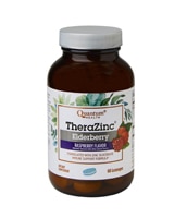 Quantum Health® Thera Zinc Elderberry Lozenges Natural Raspberry