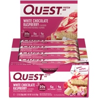 Quest Nutrition QuestBar Protein Bar White Chocolate Raspberry