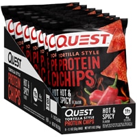 Quest Nutrition Tortilla Style Protein Chips Hot & Spicy