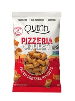 Quinn Snacks Plant Based Filled Pretzel Nuggets Pizzeria Cheezy