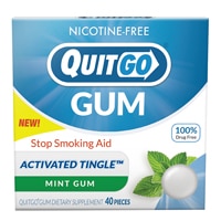 QuitGo Nicotine-Free Gum Mint