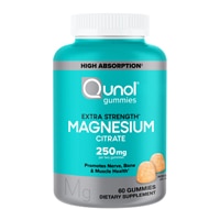 Qunol Minerals Magnesium Citrate Extra Strength Orange