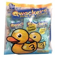 Qwackers Gluten Free Crackers Cheddar Cheese