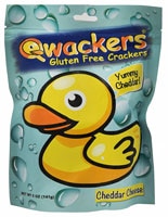 Qwackers Gluten Free Crackers Cheddar Cheese