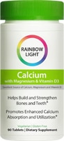 Rainbow Light Calcium With Magnesium & Vitamin D3