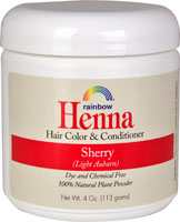 Rainbow Research Henna Hair Color and Conditioner Sherry