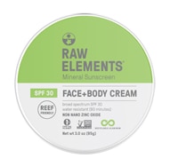 Raw Elements Face + Body Cream Tin SPF 30