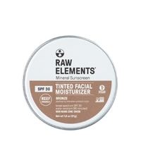 Raw Elements Mineral Sunscreen Tinted Facial Moisturizer Tin - SPF 30 Bronze