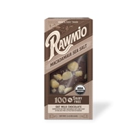 Rawmio Organic Oat Milk Raw Chocolate Bark Macadamia Sea Salt