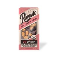 Rawmio Organic Raw Chocolate Bark Sour Cherry & Almond