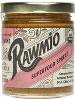 Rawmio Superfood Spread Organic Creamy Almond Butter with Goji Chia and Hemp