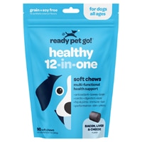 Ready Pet Go! Healthy 12-in-One Supplement for Dogs Bacon Liver Cheese