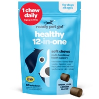 Ready Pet Go! Healthy 12-in-One Supplement for Dogs Bacon Liver Cheese