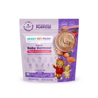 Ready. Set. Food! Organic Baby Oatmeal Daniel Tiger Peanut Butter Strawberry