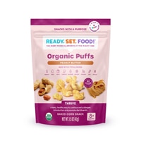 Ready. Set. Food! Organic Baby Snack Puffs Peanut Butter