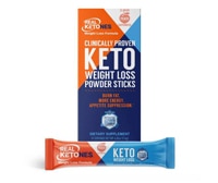 Real Ketones Keto Weight Loss Powder Sticks Shift Caffeinated Peach