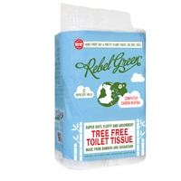 Rebel Green Tree Free Toilet Tissue Mega Rolls 200 Sheets Per Roll