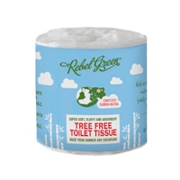 Rebel Green Tree Free Toilet Tissue Mega Rolls 200 Sheets Per Roll