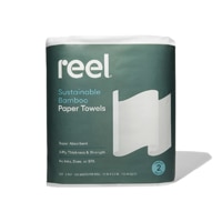 Reel Paper Towels Tree Free Bamboo 2-Ply 135 Sheet Roll