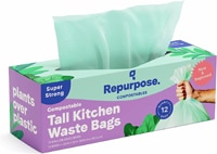 Repurpose Compostable Tall Kitchen Waste Bags 13 gallon