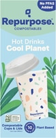 Repurpose Cups + Lids Compostable Hot + Cold 12 Ounce