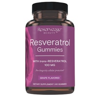 Reserveage Beauty Resveratrol Gummies Grape