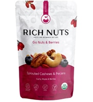 Rich Nuts Sprouted Cashews & Pecans Go Nuts & Berries