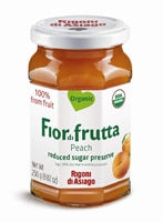 Rigoni di Asiago Fiordifrutta Organic Reduced Sugar Preserve Peach