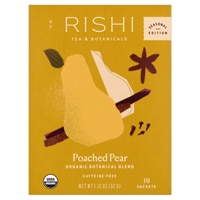 Rishi Tea Seasonal Edition Tea - Organic Caffeine-Free Botanical Blend Poached Pear