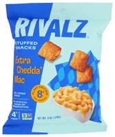 Rivalz Stuffed Veggie Snacks Non-GMO Extra Chedda' Mac