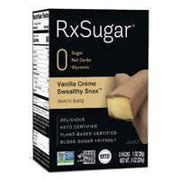 RxSugar Gluten Free Non-GMO Swealthy Snax Bar Vanilla Crème