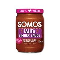 SOMOS Fajita Simmer Sauce with Tomatoes Red Chiles & Spices