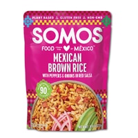 SOMOS Mexican Brown Rice in Red Salsa with Peppers & Onions