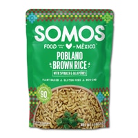 SOMOS Poblano Brown Rice with Spinach & Jalapenos