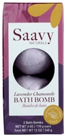 Saavy Naturals Bath Bomb Duo - Lavender Chamomile