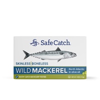 Safe Catch Wild Mackerel in Olive Oil Skinless & Boneless